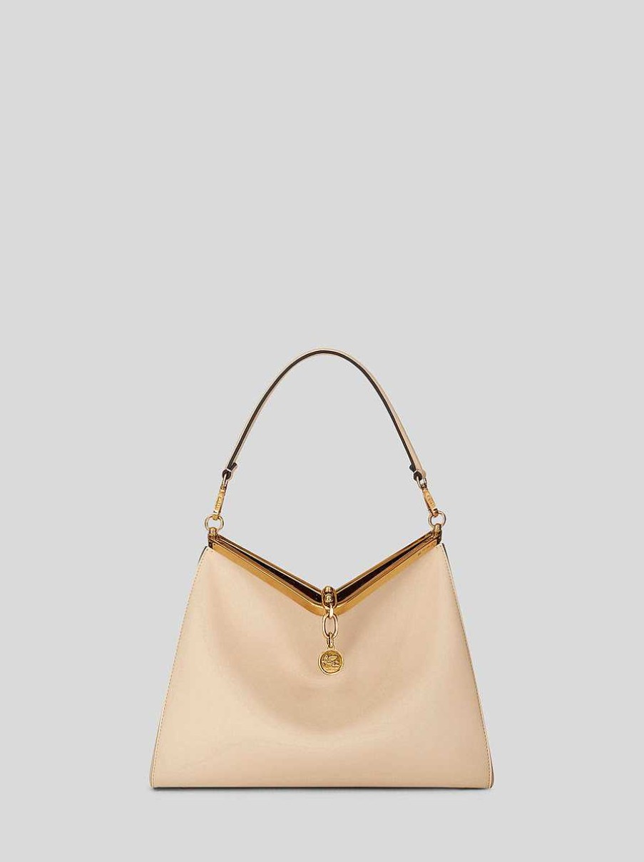 ETRO Grose Vela-Tasche Beige Vela