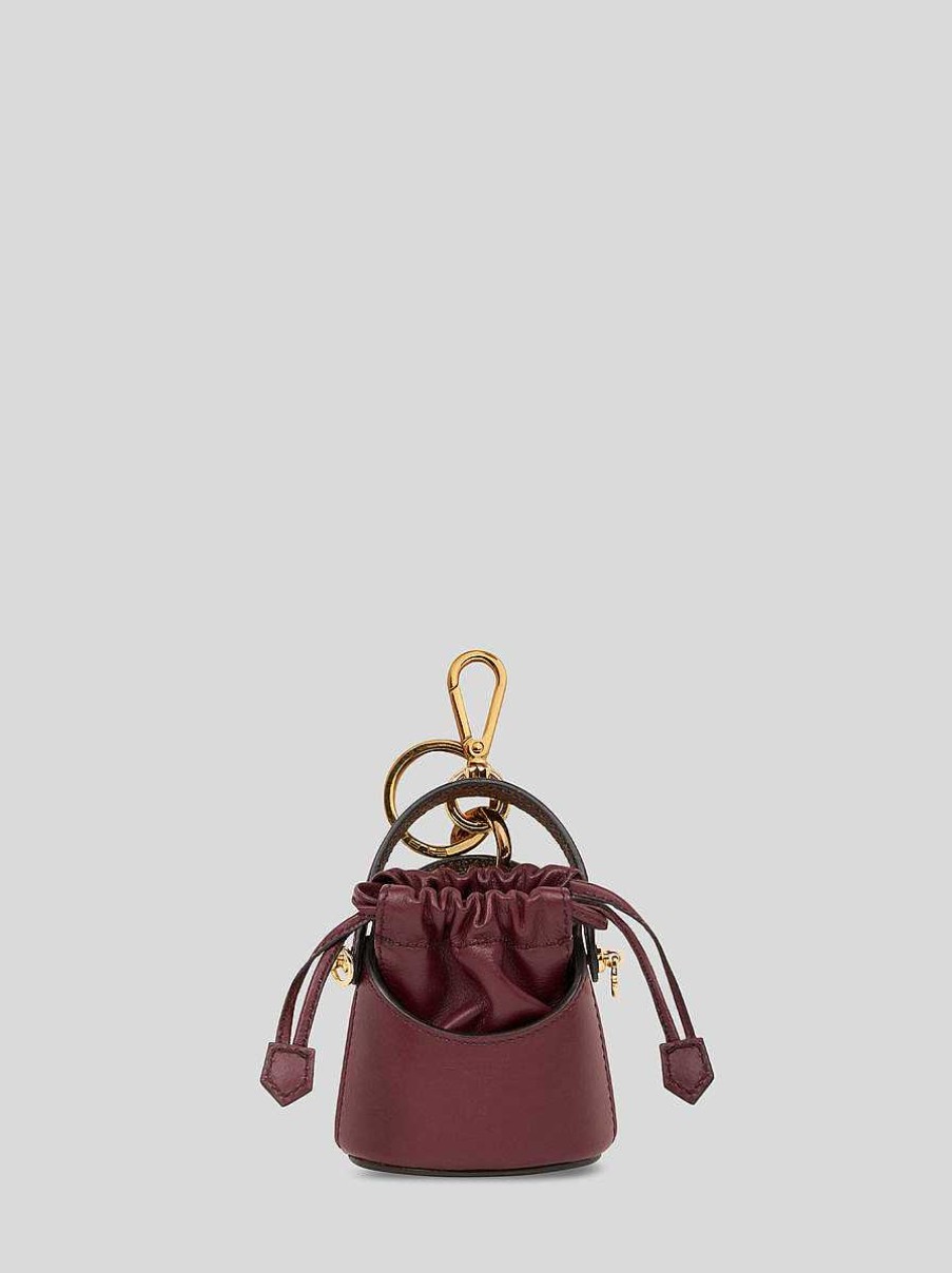 ETRO Paisley-Saturno-Charm Burgund Sonstiges Zubehor