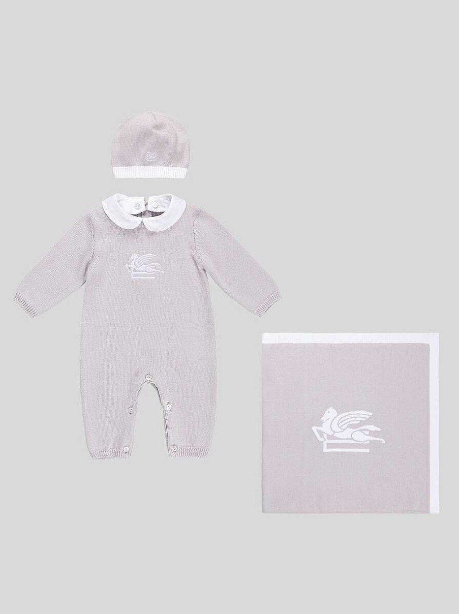 ETRO (2-Teiliges Schwangerschaftsset Mit Geschenkbox Grau Geschenksets