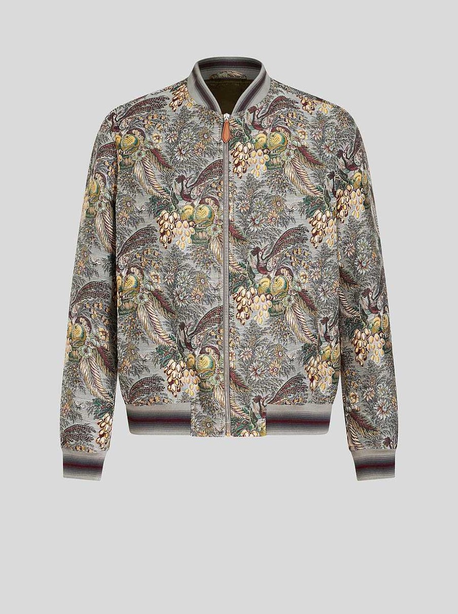 ETRO Jacquard-Bomberjacke Mehrfarben Mantel Und Oberbekleidung