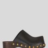 ETRO Lederclogs Schwarz Sandalen Und Clogs