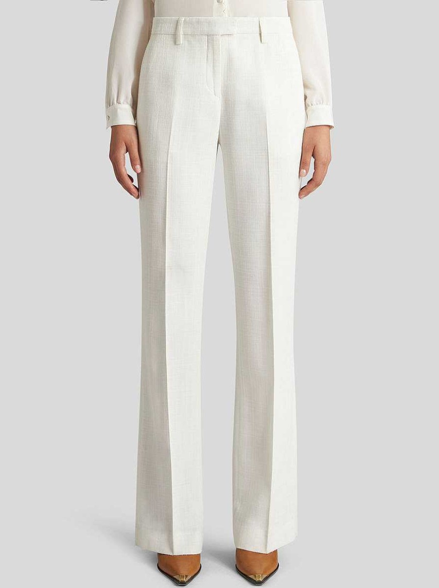 ETRO Hose Aus Slub-Stoff Braun Hose