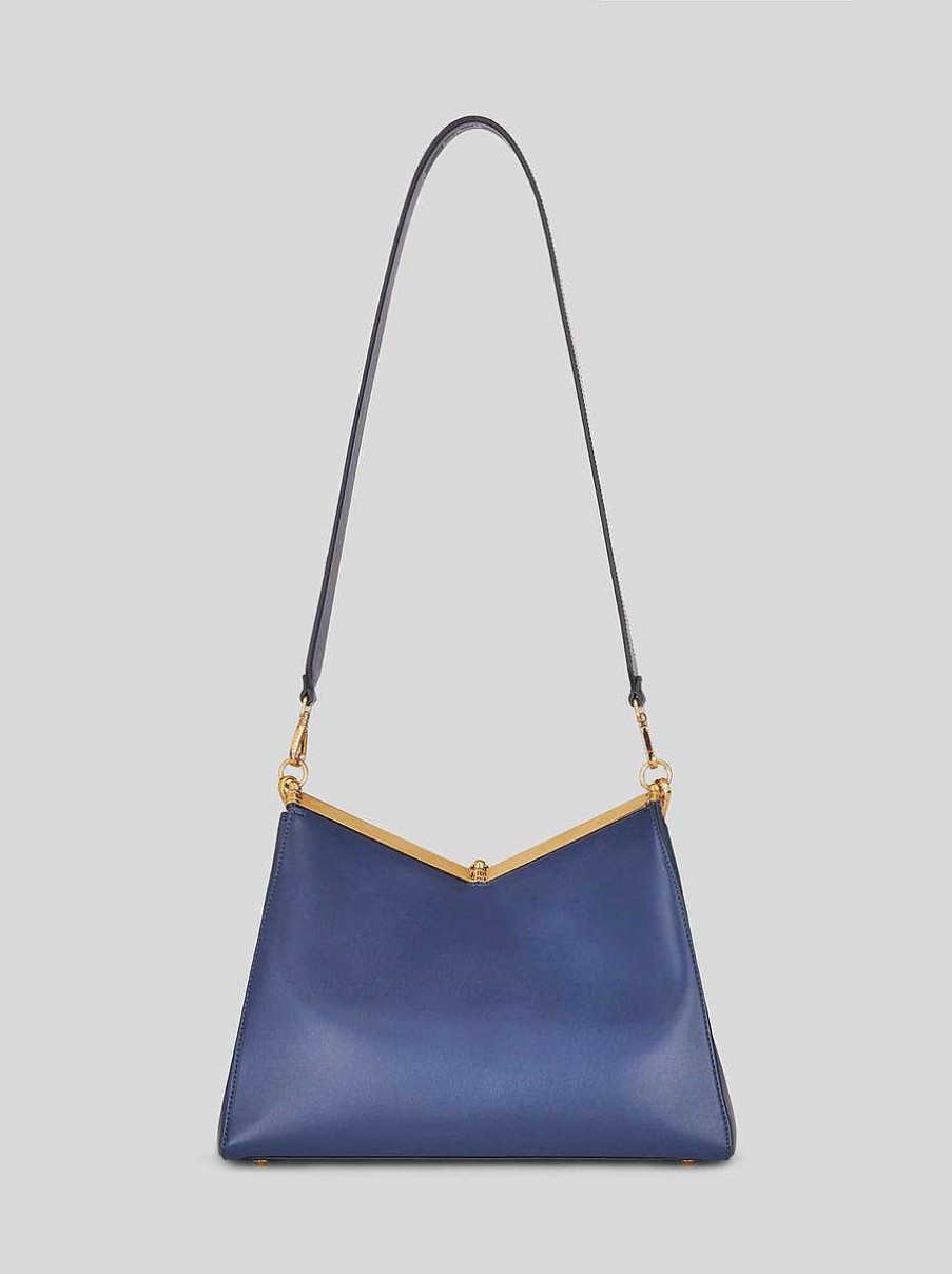 ETRO Grose Vela-Tasche Navy Blau Vela