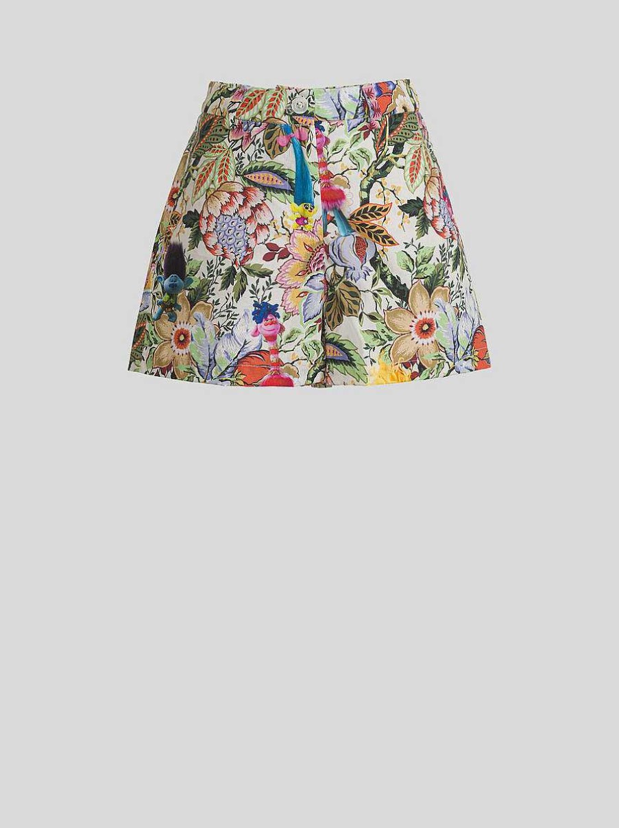 ETRO Trolls-Bermudashorts Fur Kinder Mehrfarben Hosen, Shorts Und Rocke