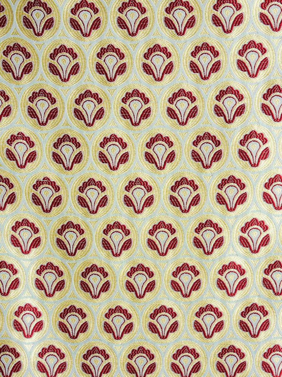 ETRO Glanzender Jacquard-Bleistiftrock Gelb Die Rocke