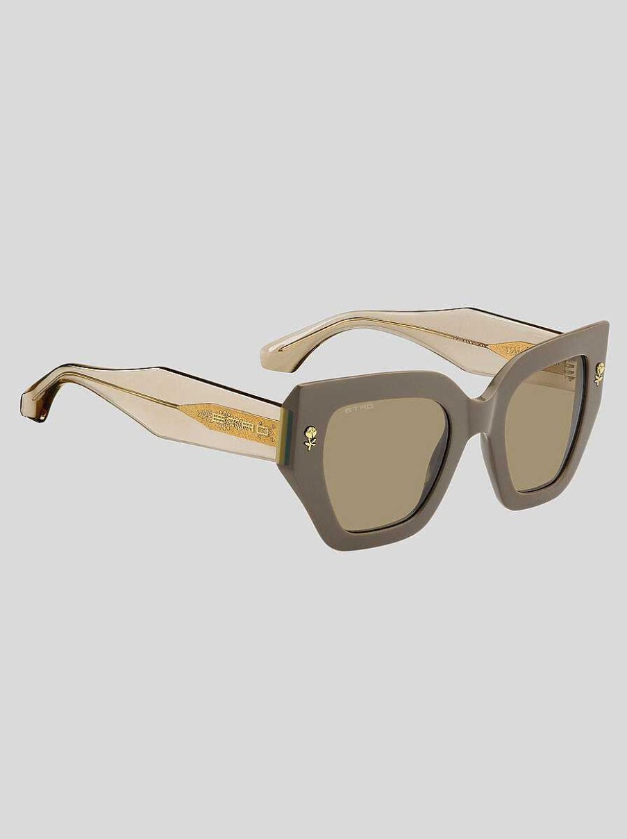 ETRO Etromania-Sonnenbrille Braun Sonnenbrille