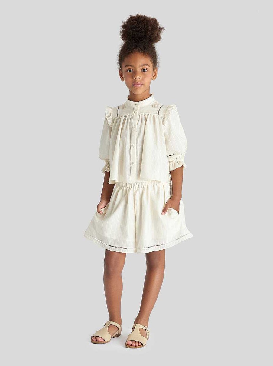 ETRO Kinder-Bermudashorts Aus Baumwolle Und Leinen Weis Hosen, Shorts Und Rocke