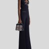 ETRO Kleine „Love Trotter"-Tasche Mit Nieten Navy Blau Einkaufstuten