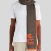 ETRO Paisley-Schal Mit Etro Cube-Logo Navy Blau Schals