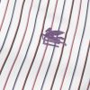 ETRO Mehrfarbig Gestreiftes Hemd Mit Logo Weis Hemden