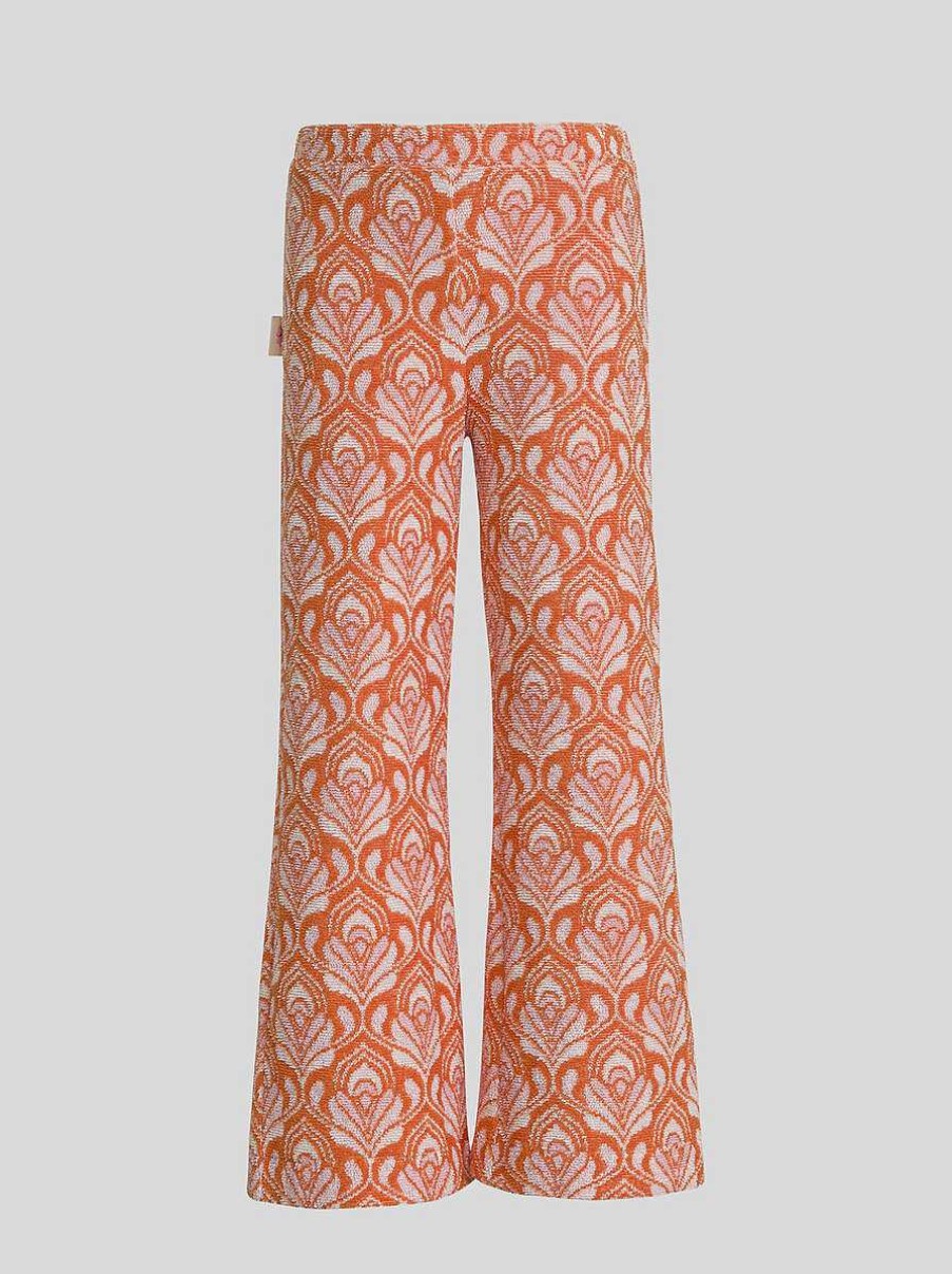 ETRO Ersey-Jacquardhose Fur Kinder Orange Hosen, Shorts Und Rocke