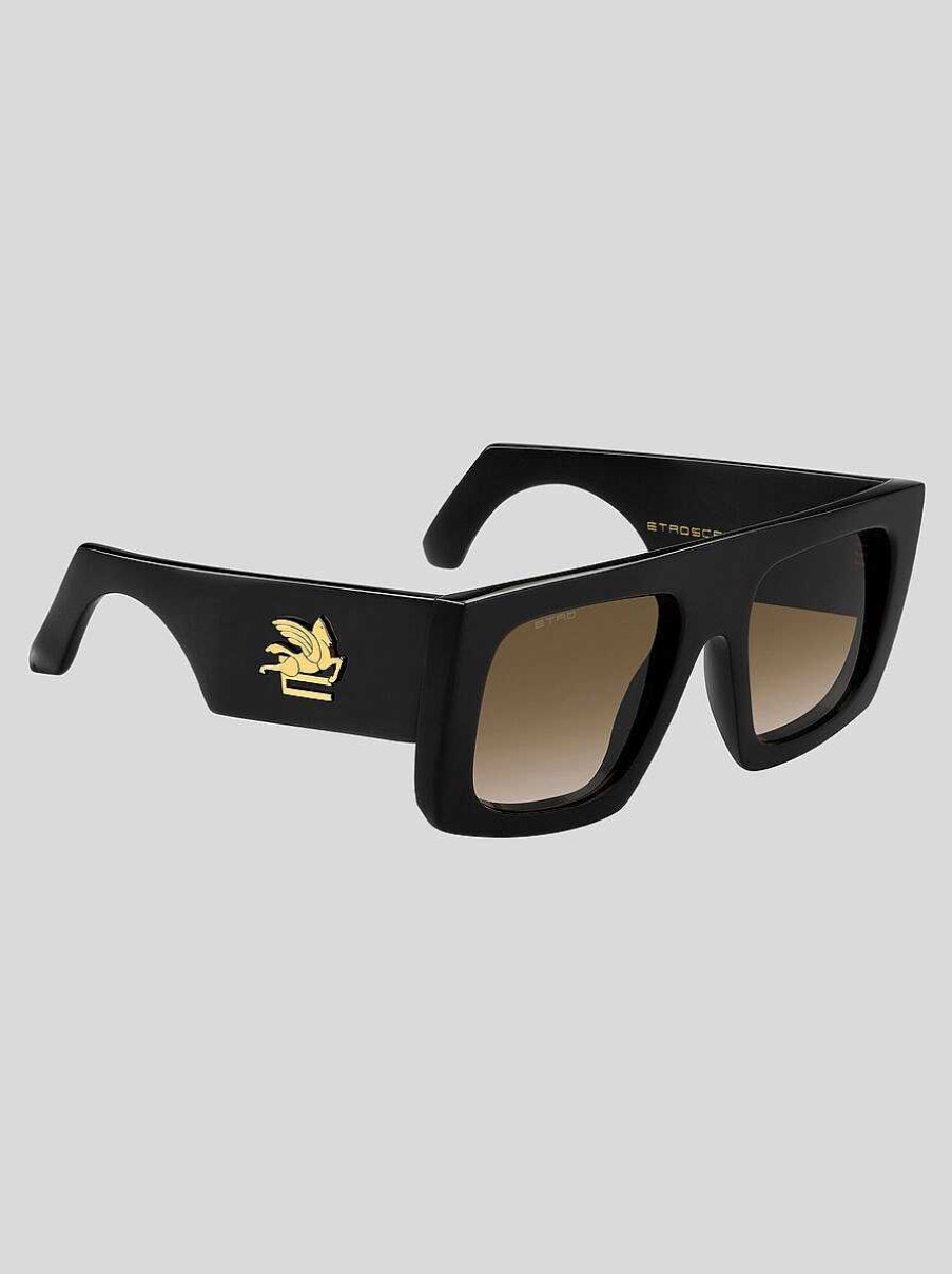 ETRO Etroscreen-Sonnenbrille Schwarz Sonnenbrille
