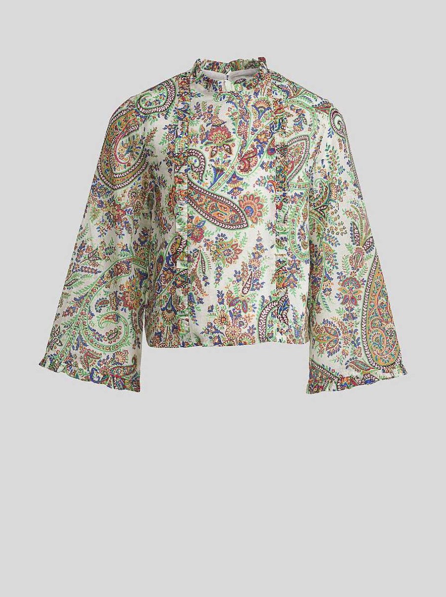 ETRO Blumen-Paisley-Oberteil Fur Kinder Mehrfarben Oberteile