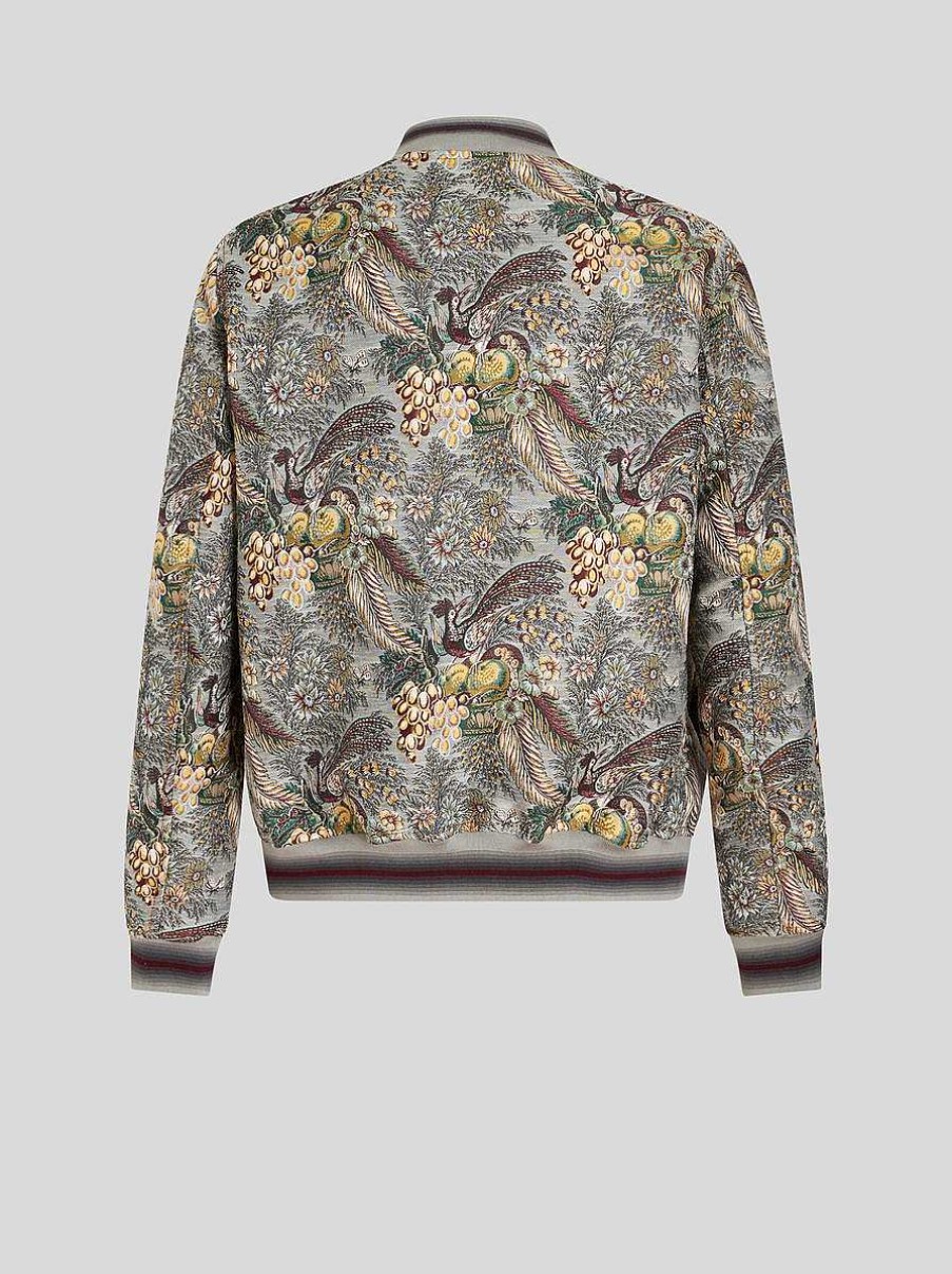 ETRO Jacquard-Bomberjacke Mehrfarben Mantel Und Oberbekleidung