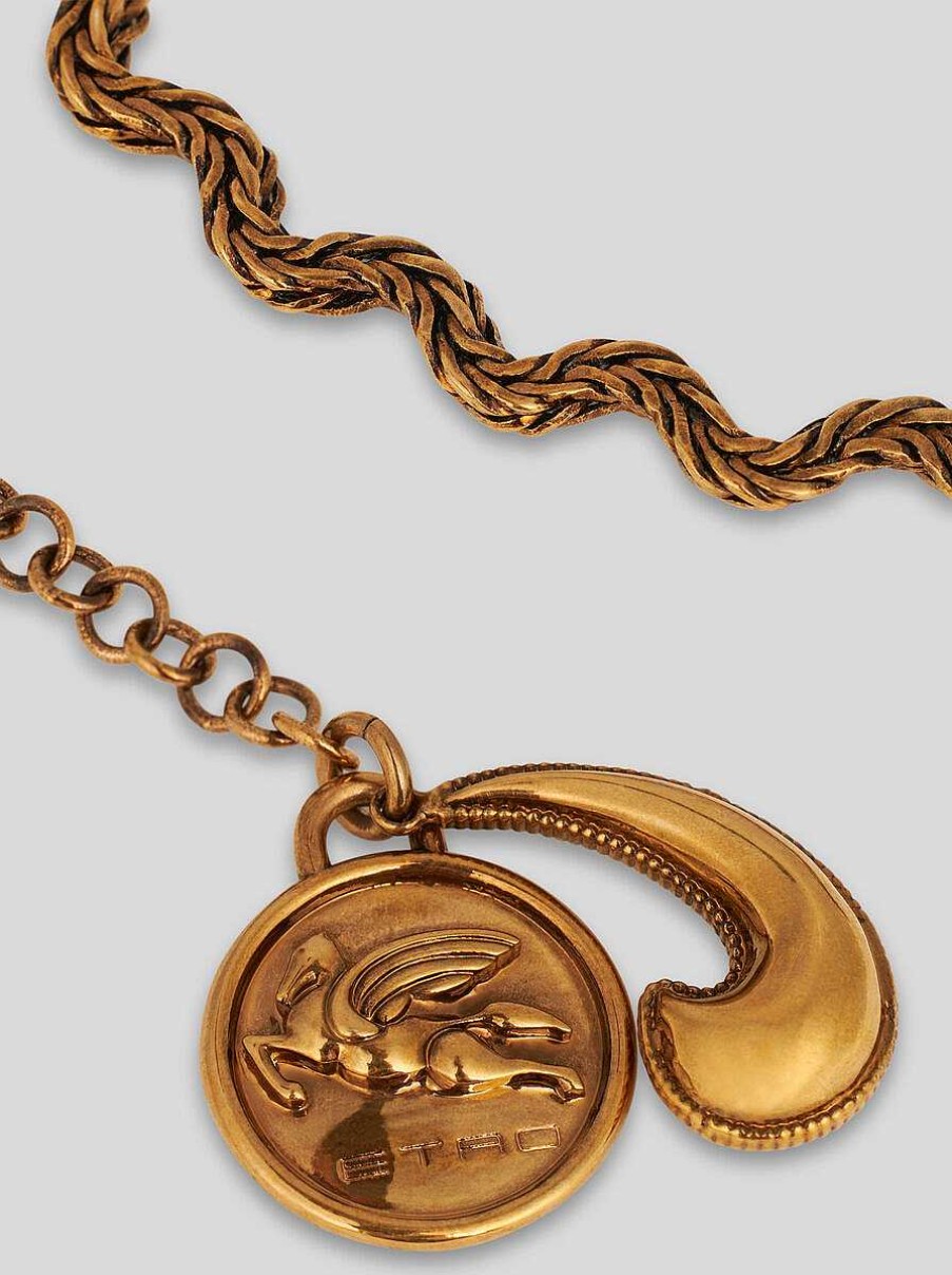 ETRO Charm-Halskette Gold Modeschmuck