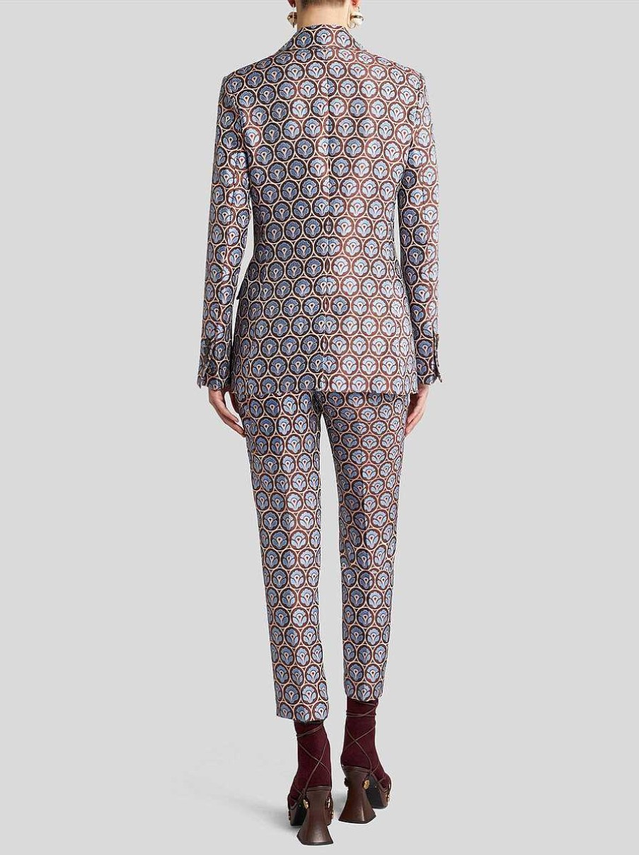 ETRO Glanzende Jacquard-Jacke Mehrfarben Jacken