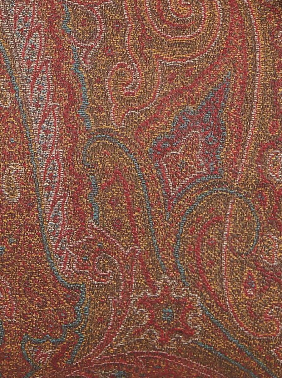 ETRO Paisley-Boston-Tasche Burgund Bowlingtaschen