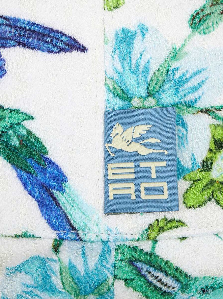 ETRO Bedruckter Fischerhut Hellblau Hute