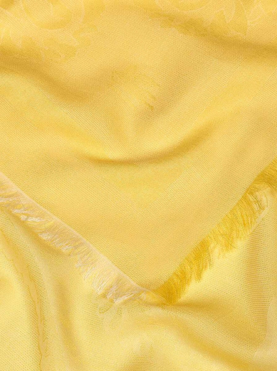 ETRO Schal Aus Baumwoll-Jacquard Gelb Schals Und Seide