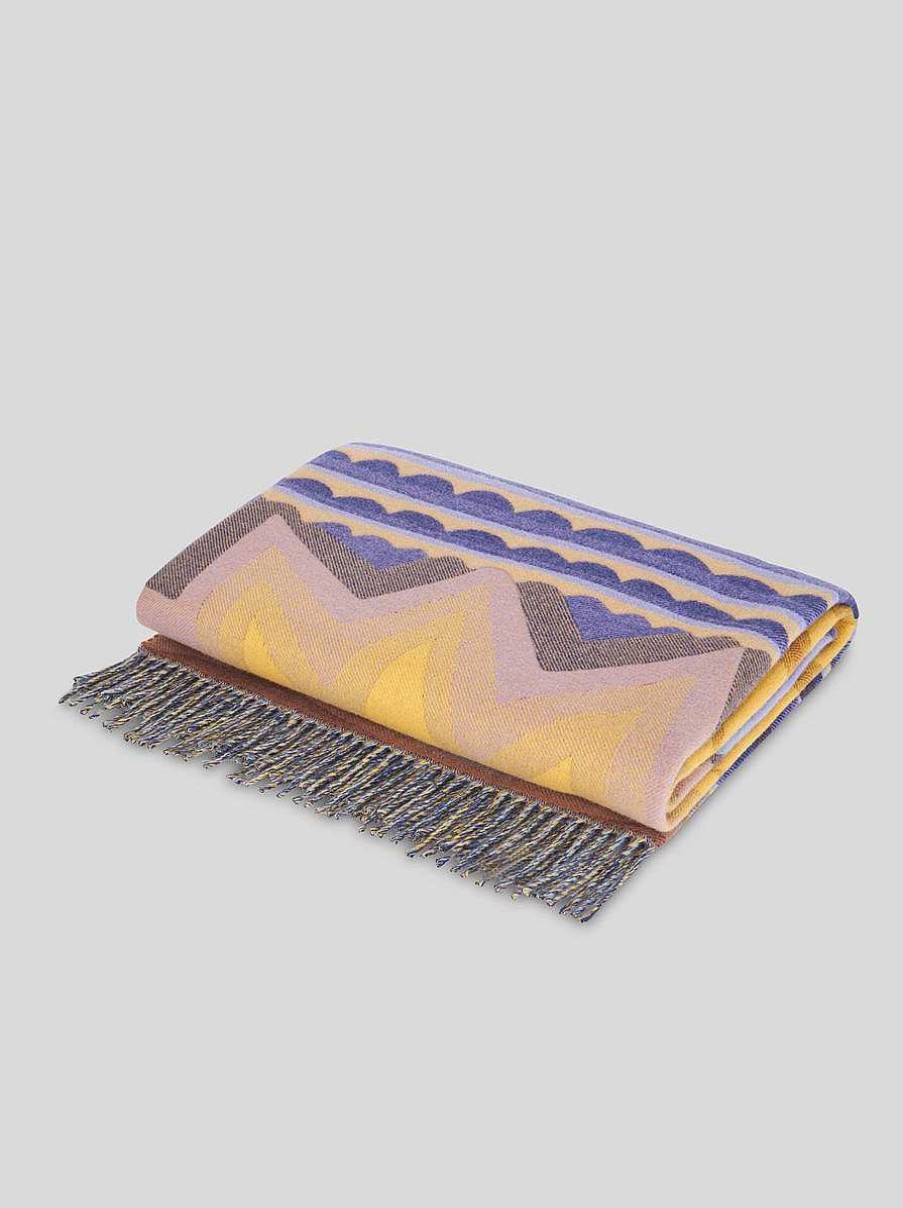 ETRO Amy Lincoln Uberwurf Fur Etro (135 X 165 Cm) Navy Blau Wurfe