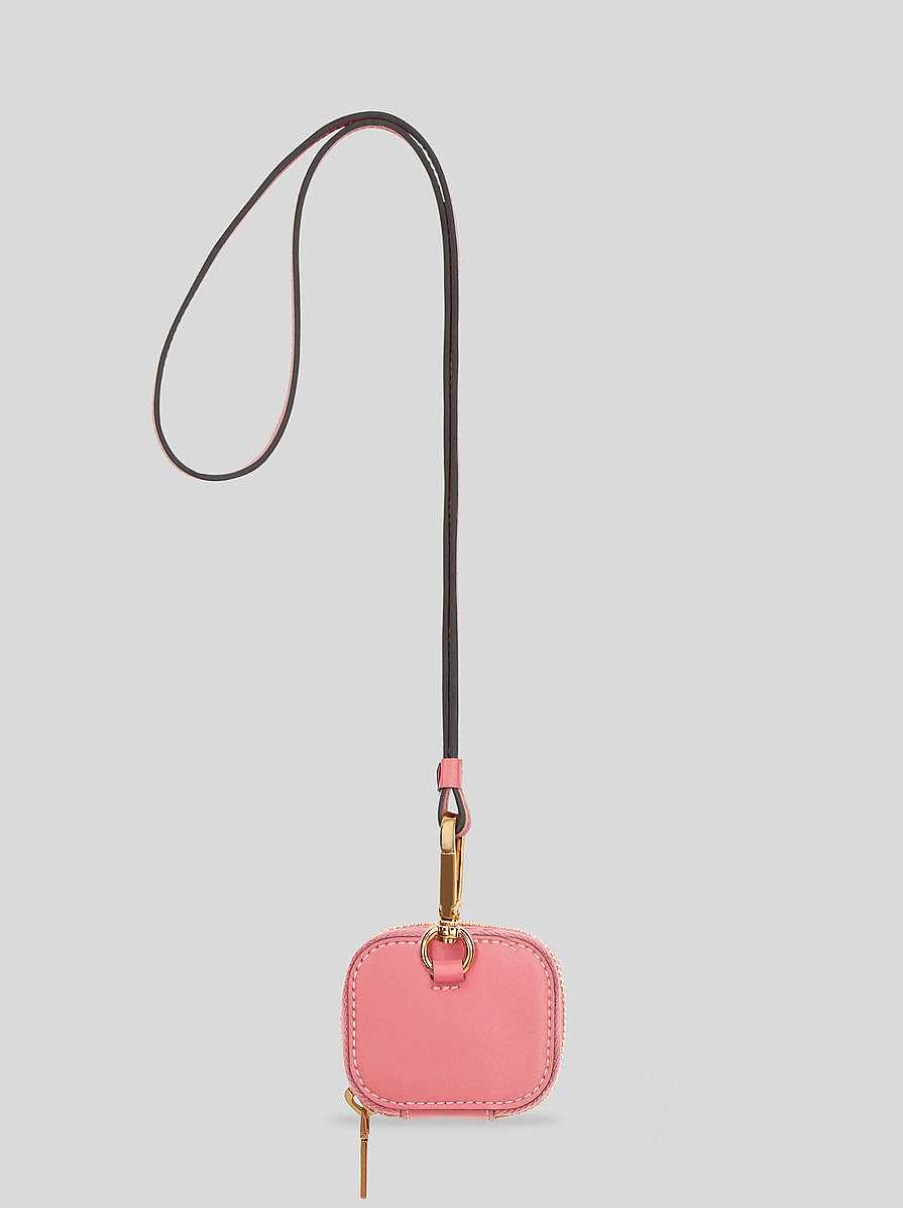ETRO Airpods-Hulle Aus Leder Mit Pegaso Weis Sonstiges Zubehor