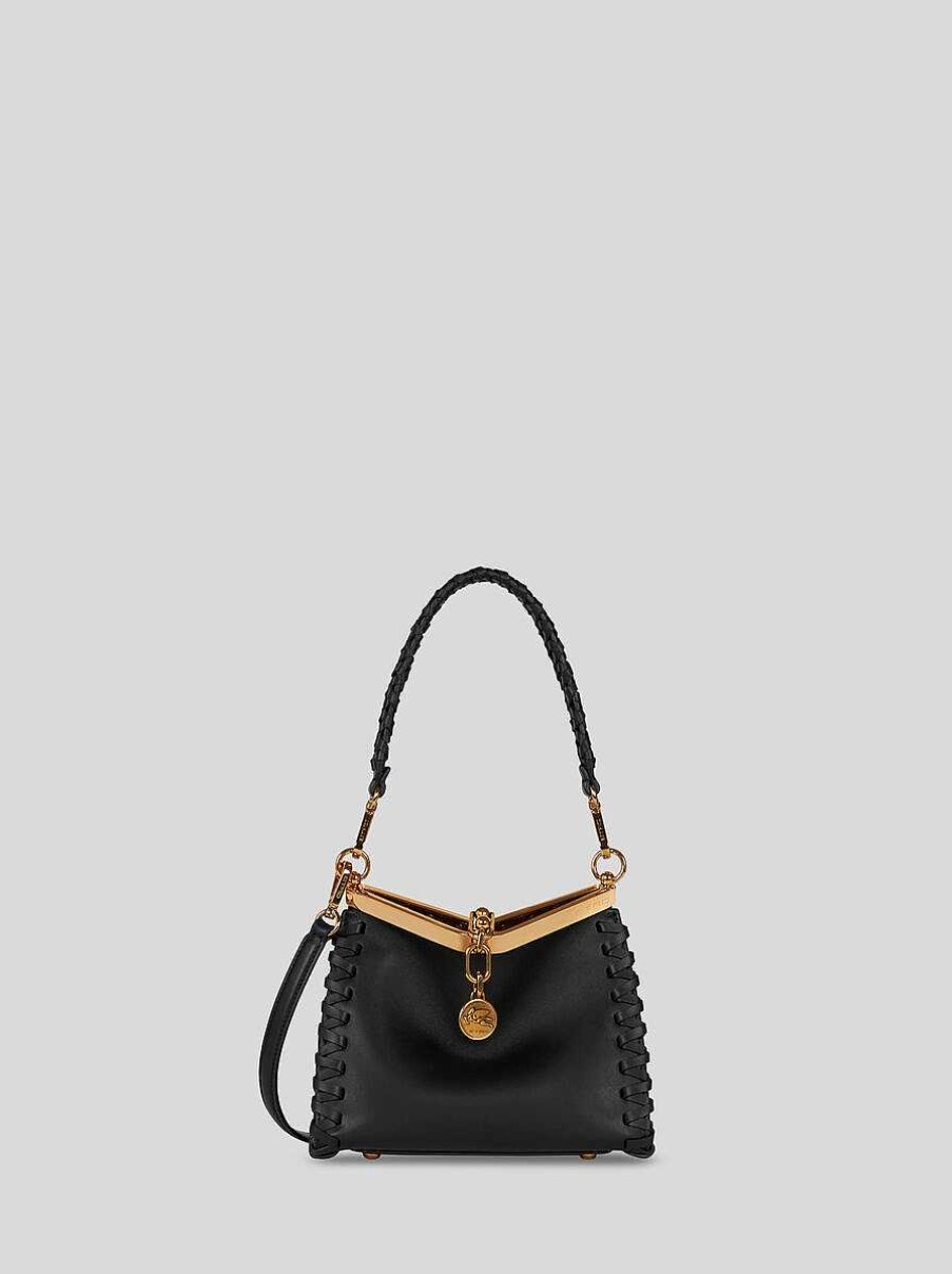 ETRO Mini-Vela-Tasche Mit Fadenarbeit Grun Vela