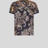ETRO Mehrfarbiges Paisley-Poloshirt Mit Logo Hellblau Polo-Shirts