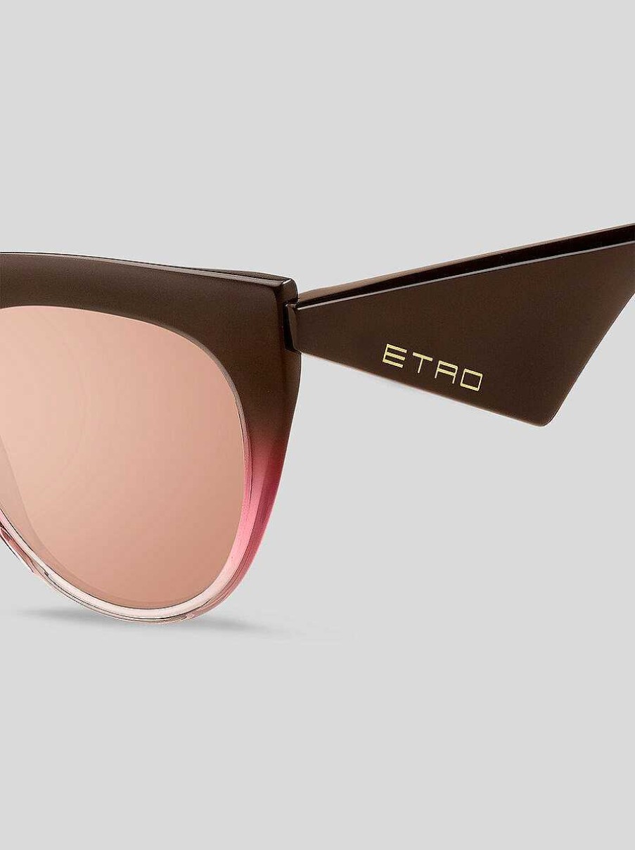 ETRO Etro Tailoring Sonnenbrillen Braun Sonnenbrille