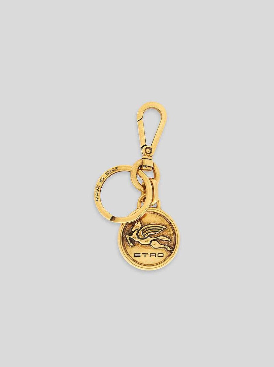 ETRO Pegaso-Charme Gold Sonstiges Zubehor