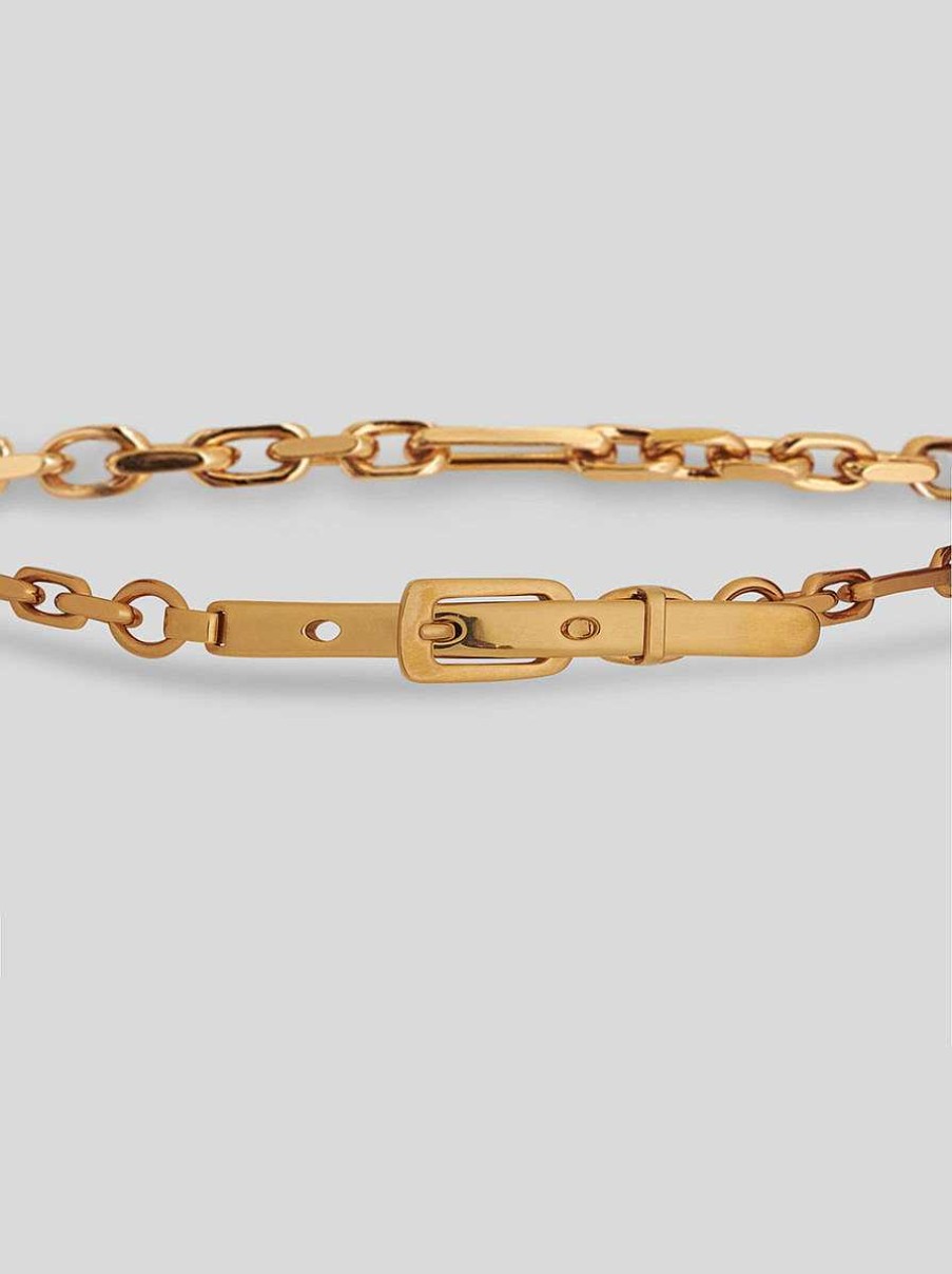 ETRO Metallkettengurtel Gold Gurtel