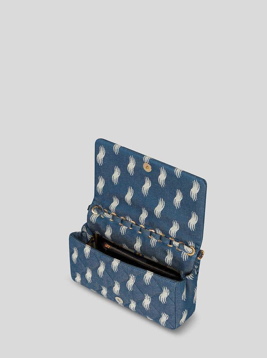 ETRO Mittlere Bond-Tasche Navy Blau Etro-Bond