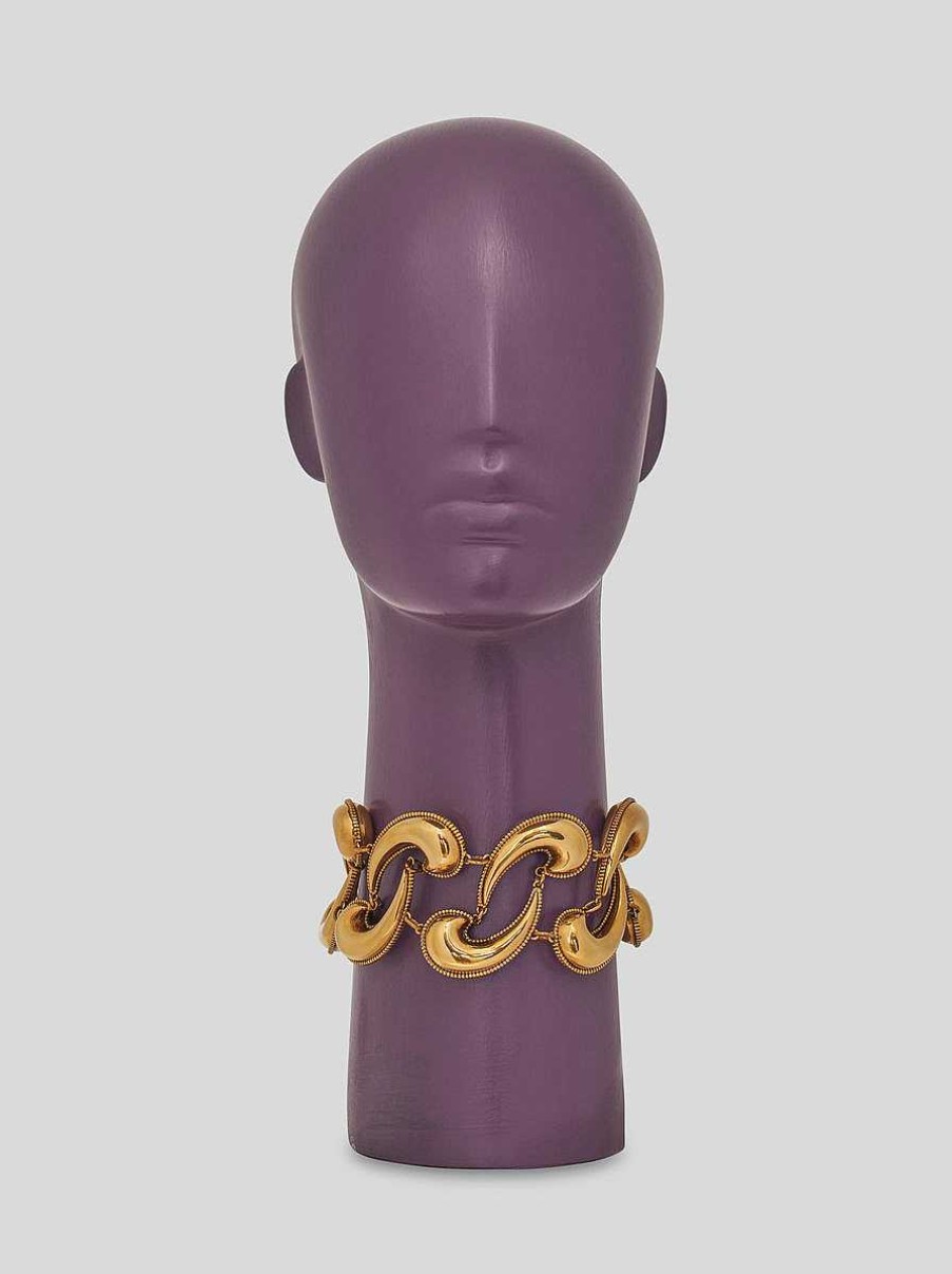 ETRO Paisley-Halsband Gold Modeschmuck