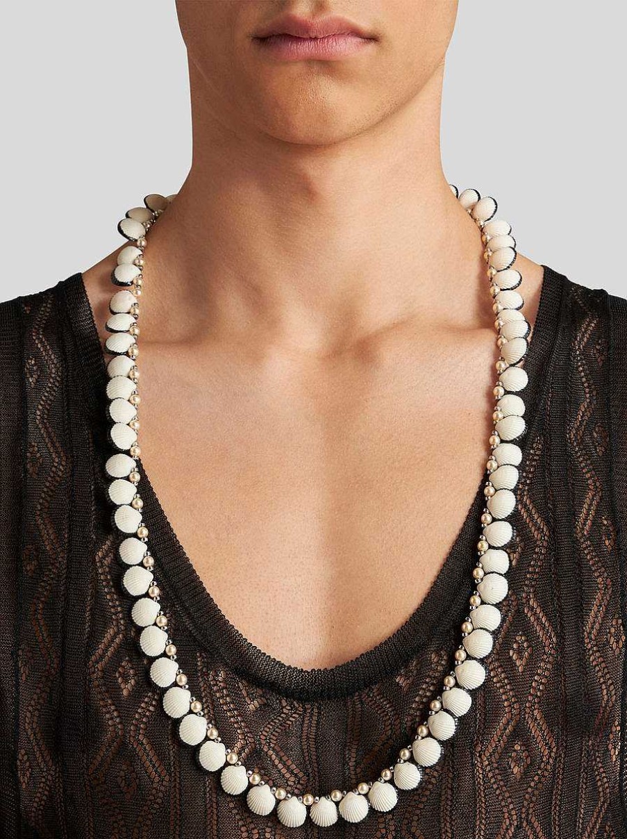 ETRO Perlen- Und Muschelkette Silber Sonstiges Zubehor