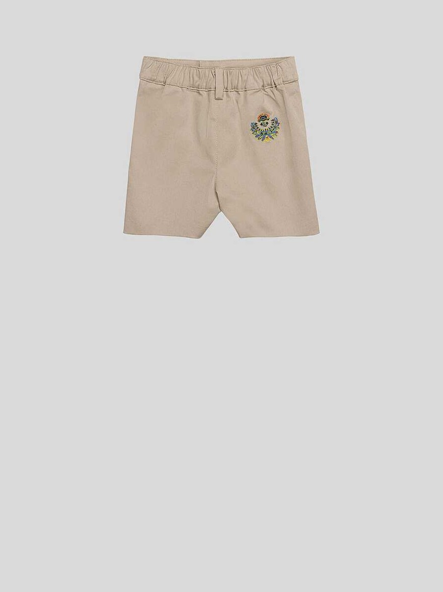 ETRO Baby-Gabardine-Bermudashorts Beige Baby Junge 12-36 Monate