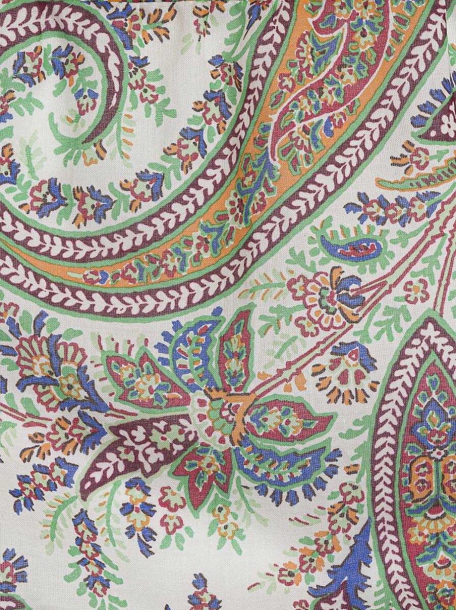 ETRO Geblumtes Paisley-Midikleid Fur Kinder Mehrfarben Kleider
