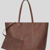 ETRO Maxi-Etro-Essential-Tasche Mit Clutch Dunkelbraun Essentiell