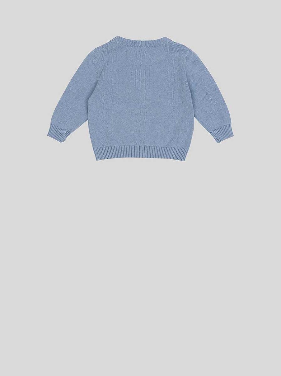ETRO Babypullover Mit Pegaso-Detail Hellblau Baby Junge 12-36 Monate