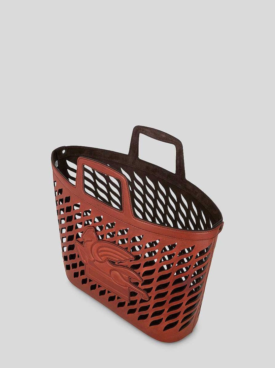 ETRO Mittlere Kaffeetasche Hellbraun Kaffee