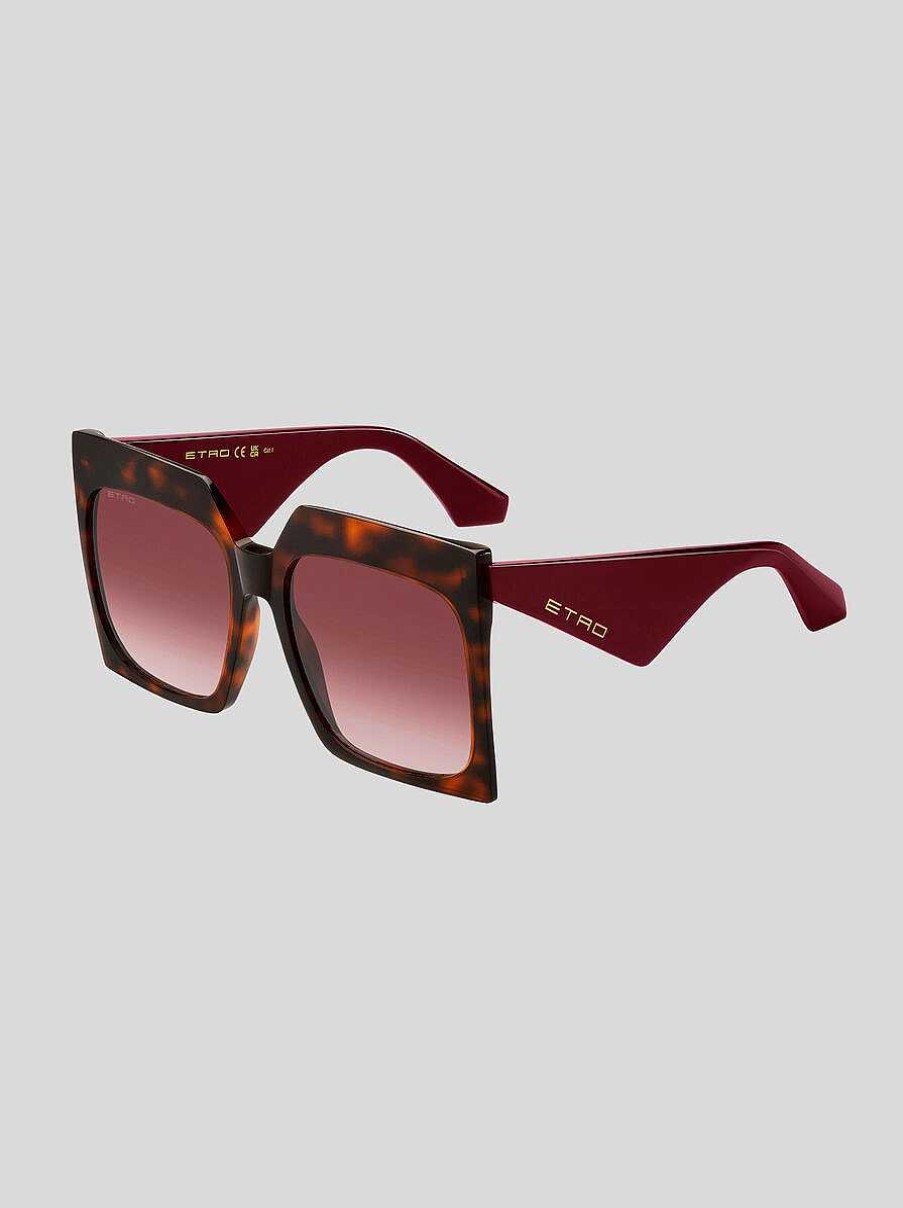 ETRO Etro Tailoring Sonnenbrillen Braun Sonnenbrille