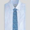 ETRO Mikro-Paisley-Seidenkrawatte Hellblau Krawatten Und Einstecktucher