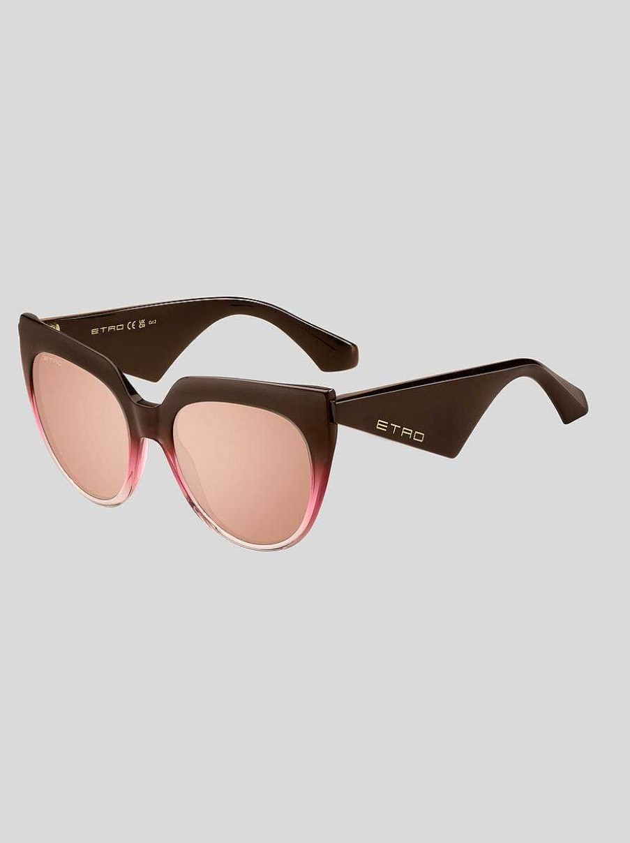 ETRO Etro Tailoring Sonnenbrillen Braun Sonnenbrille