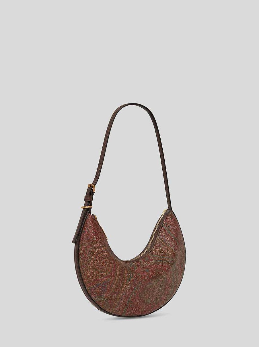 ETRO Kleine Etro Essential Hobo-Tasche Braun Schultertaschen