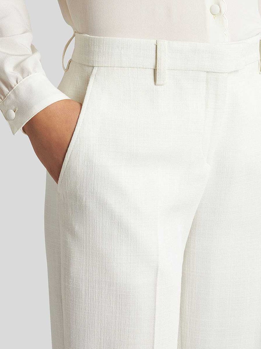 ETRO Hose Aus Slub-Stoff Braun Hose