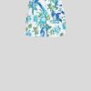 ETRO Geblumter Badeanzug Hellblau Strandkleidung