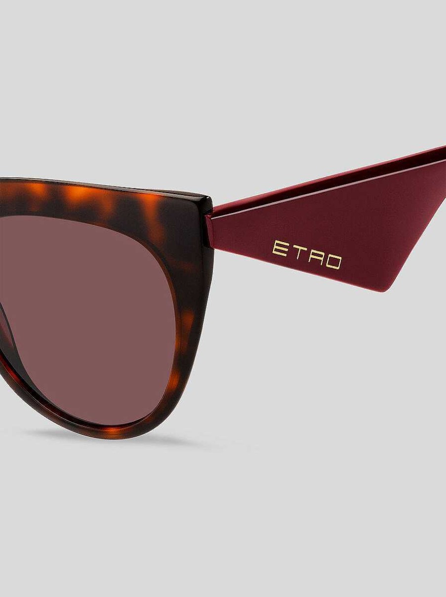 ETRO Etro Tailoring Sonnenbrillen Hellbraun Sonnenbrille