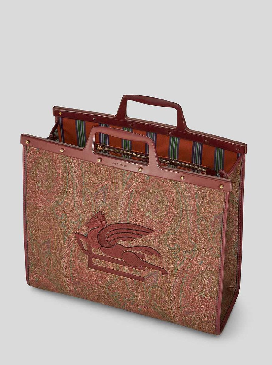 ETRO Grose Paisley Love T Ter Bag Rot Liebe Trotter