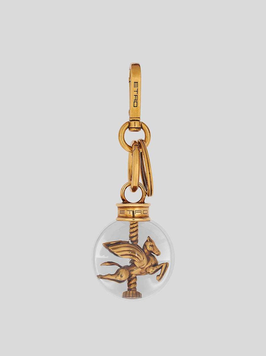ETRO Kugelformiger Pegaso-Anhanger Gold Sonstiges Zubehor