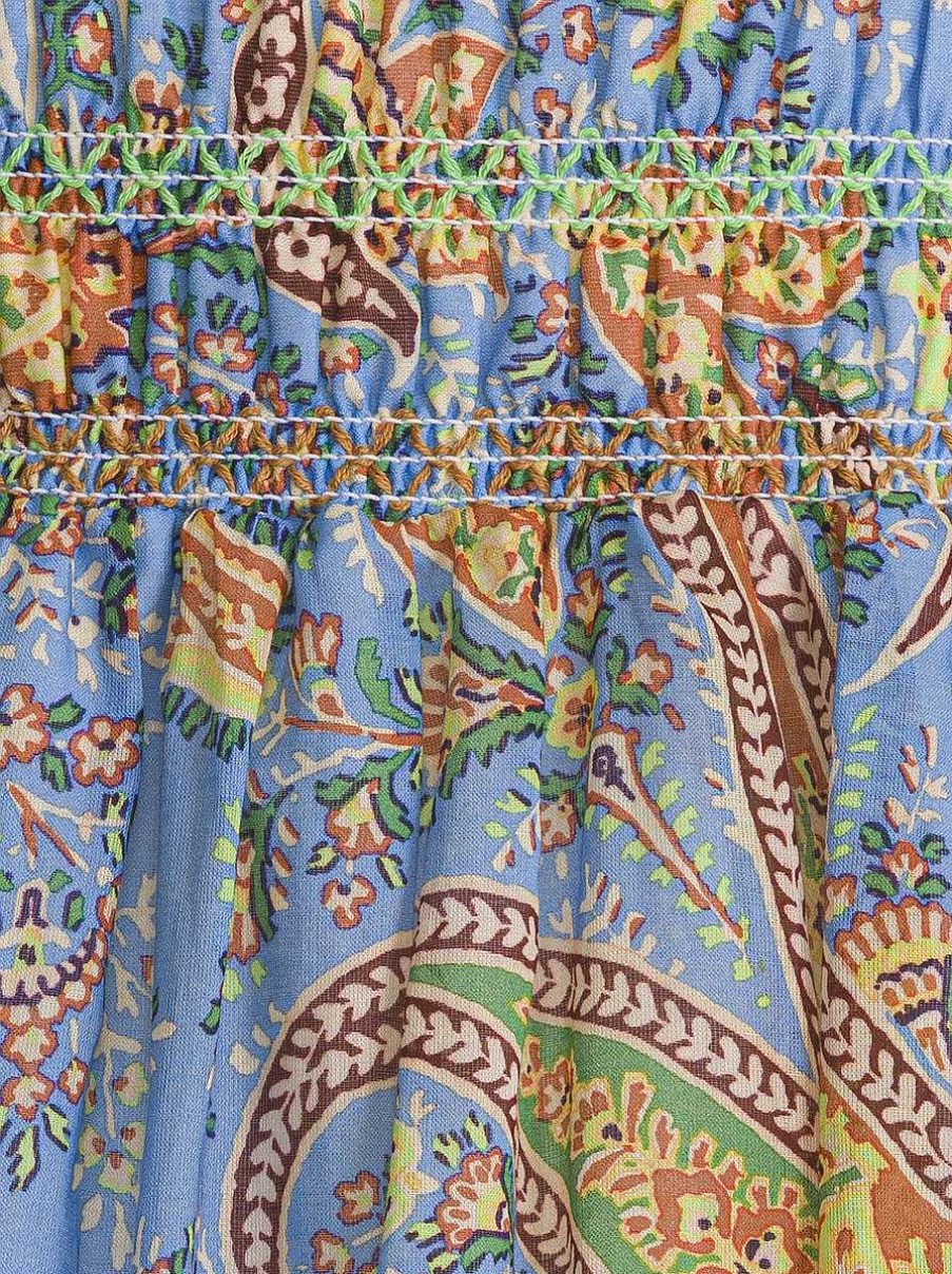 ETRO Geblumtes Paisley-Midikleid Fur Kinder Mehrfarben Kleider