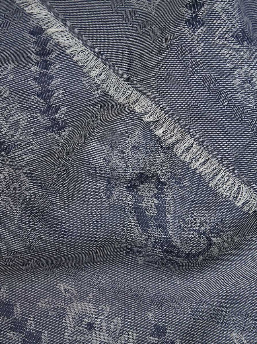 ETRO Jacquard-Schal Aus Baumwolle Und Kaschmir Schwarz Schals