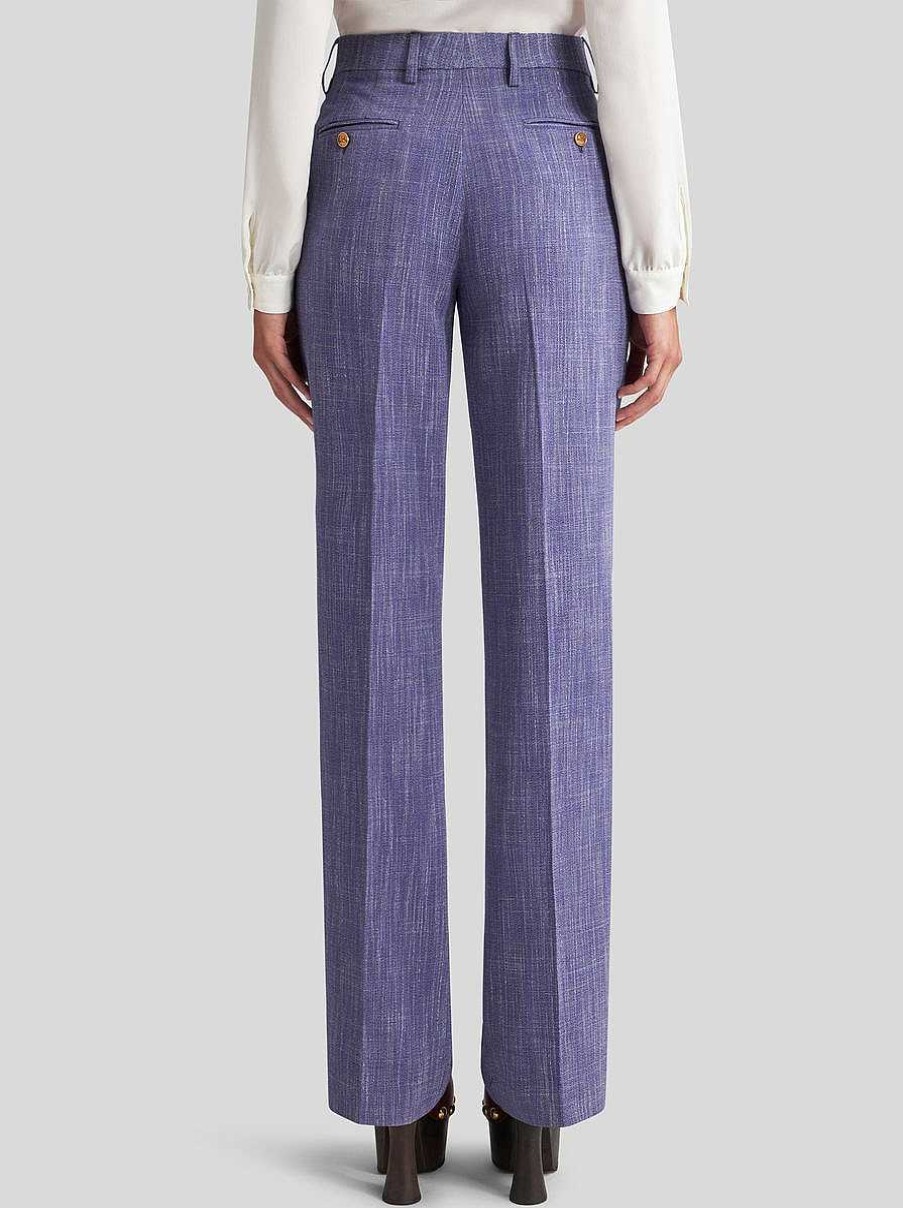 ETRO Hose Aus Slub-Stoff Braun Hose